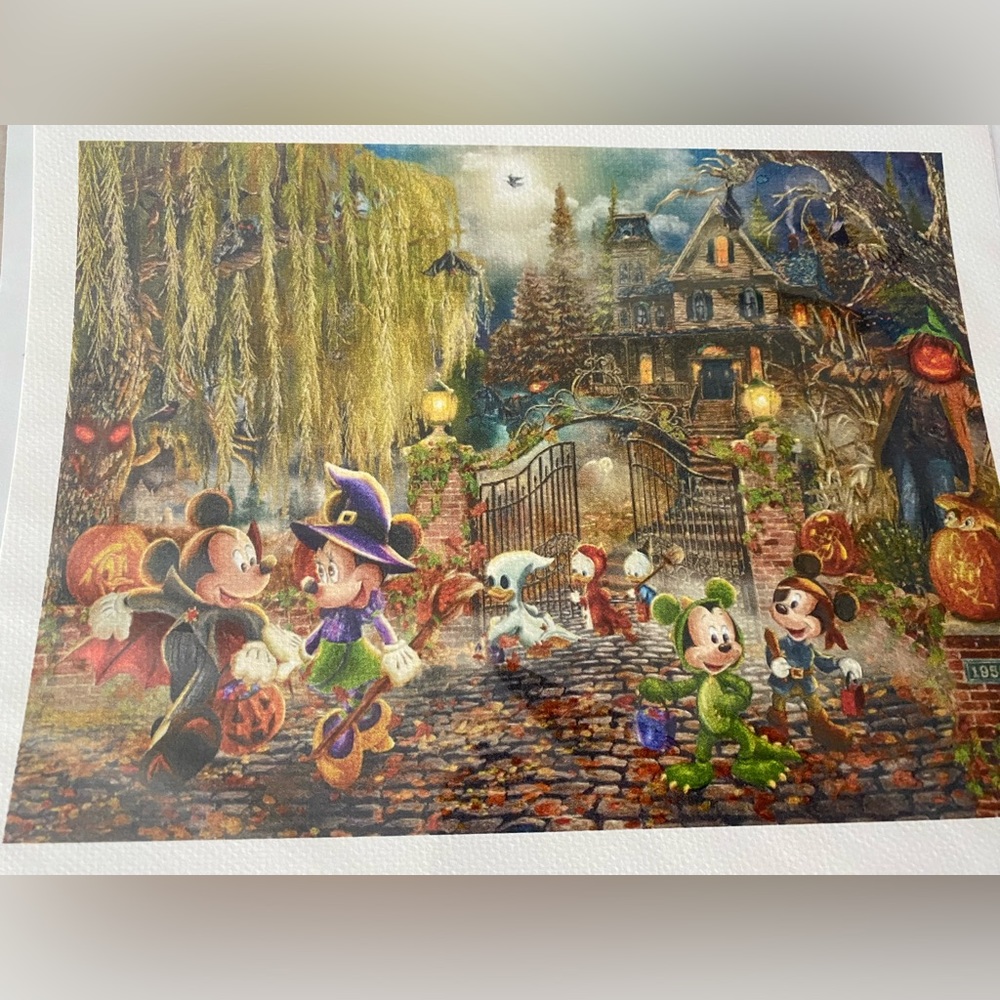 Mickey & Minnie Mouse Halloween Art Print